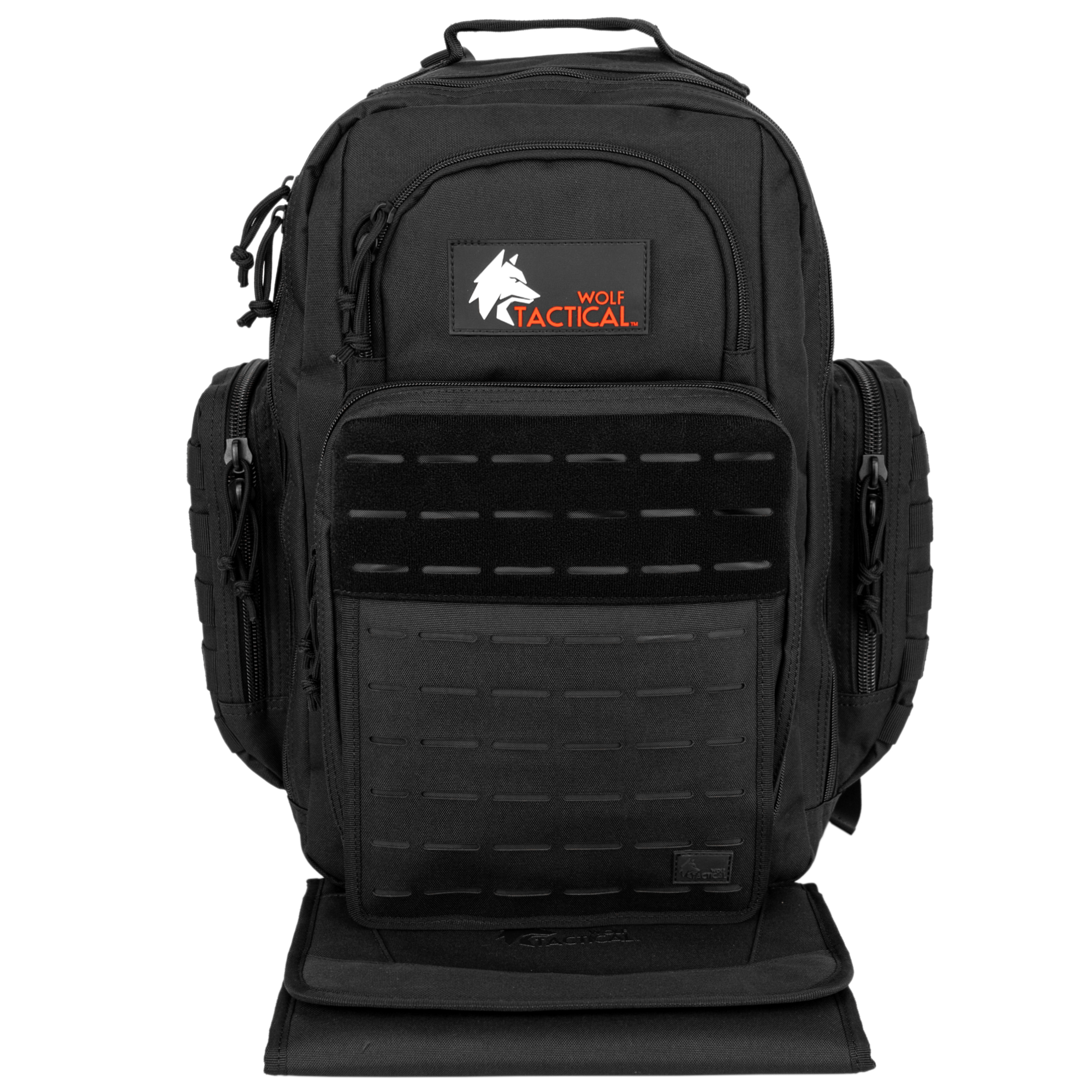 Backpack with wolf logo best sale